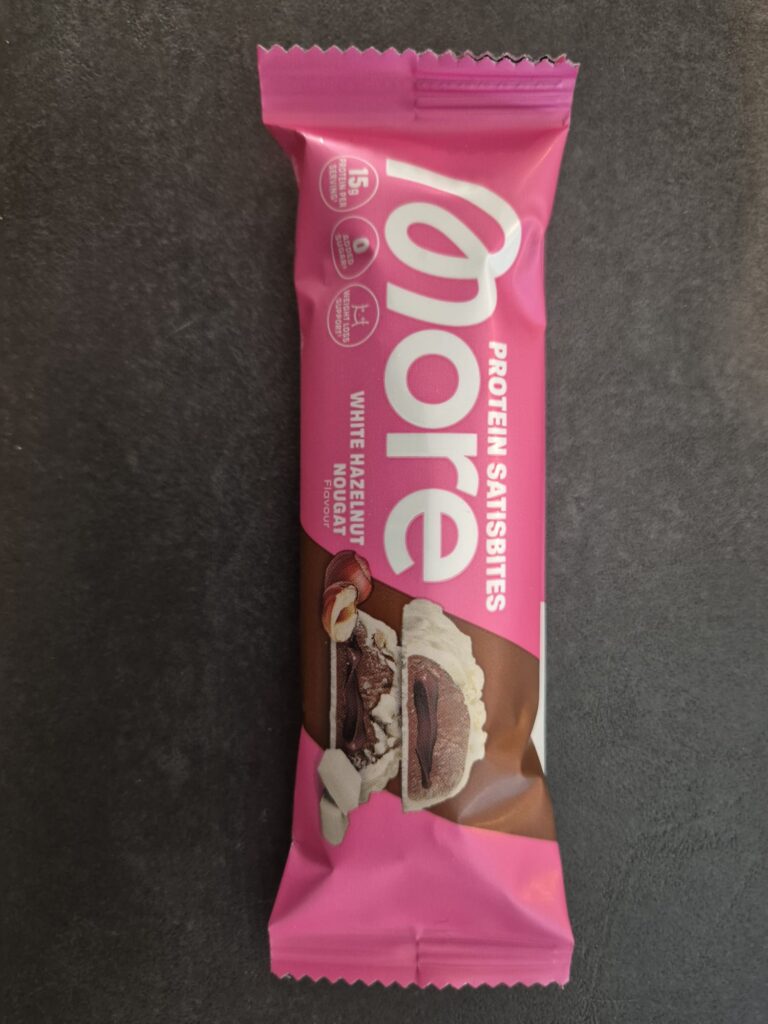 More Nutrition Protein Satisbites — White Hazelnut Nougat
