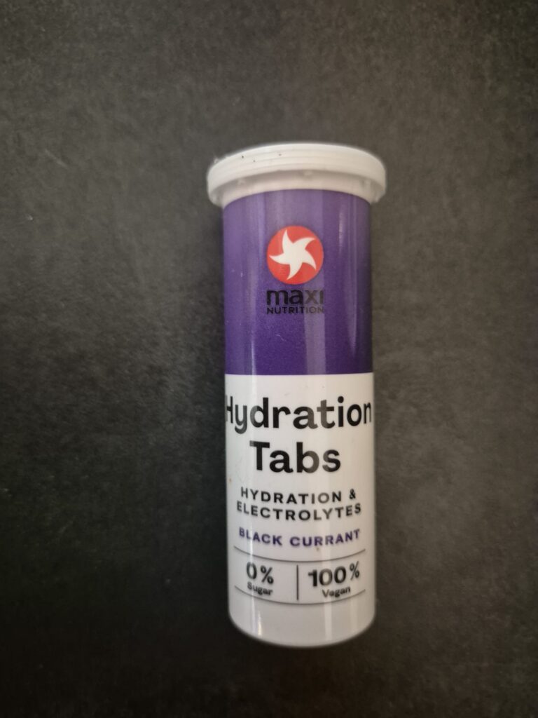 MaxiNutrition Hydration Tabs — Black Currant (6 × 10 Tabs)